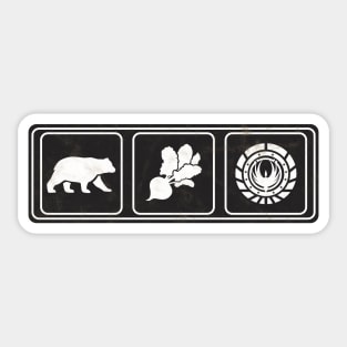 Bears, Beets, BSG Sticker